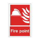 Fire Point Sign - Vinyl (200mm x 300mm) FPSV